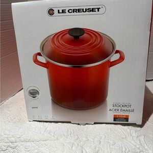 Le Creuset Cherry Red Enamel Stockpot